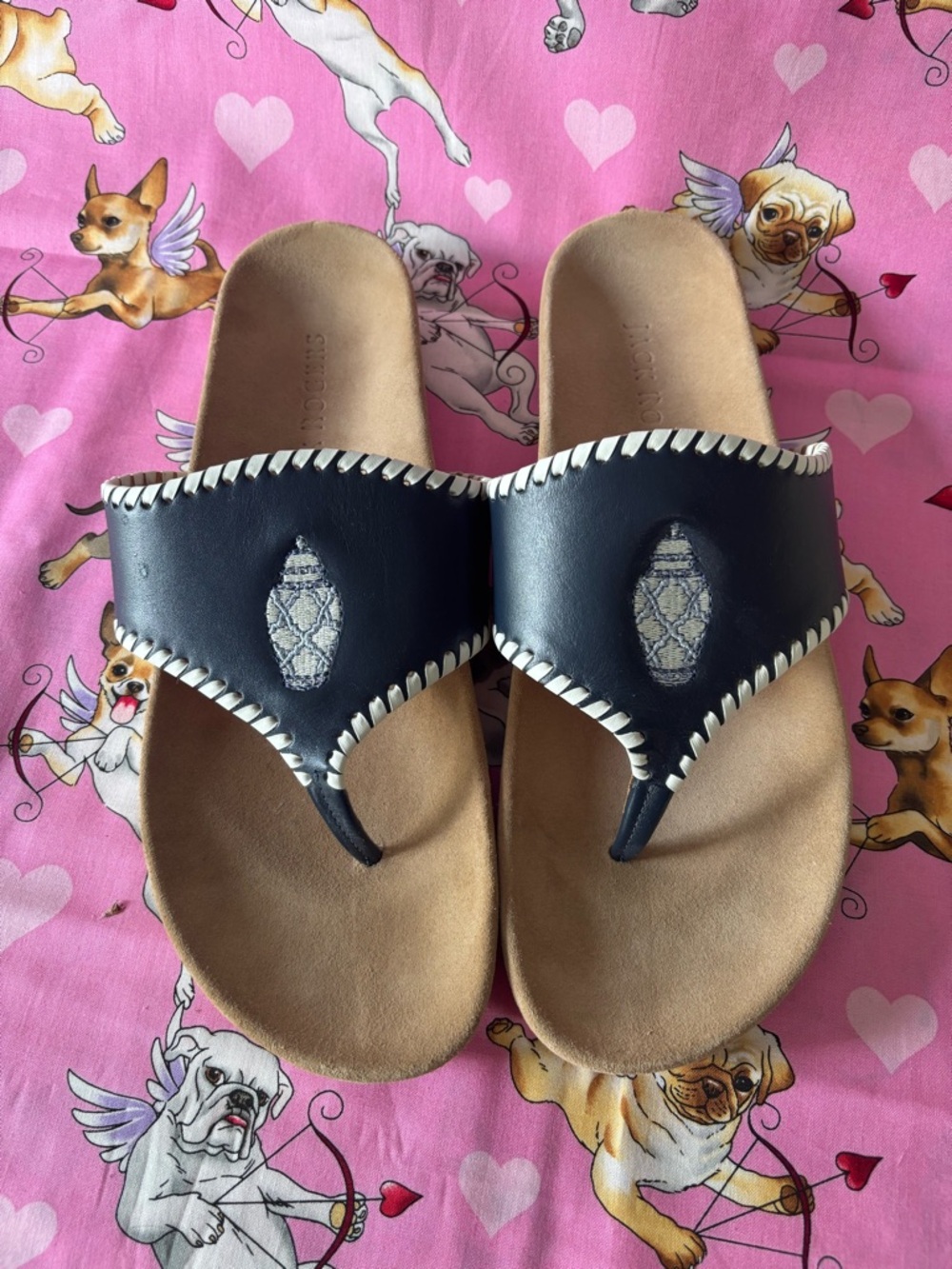 Jack Rogers Ginger Jar Comfort Jacks Thong Sandal, size 11M - Picture 3 of 4